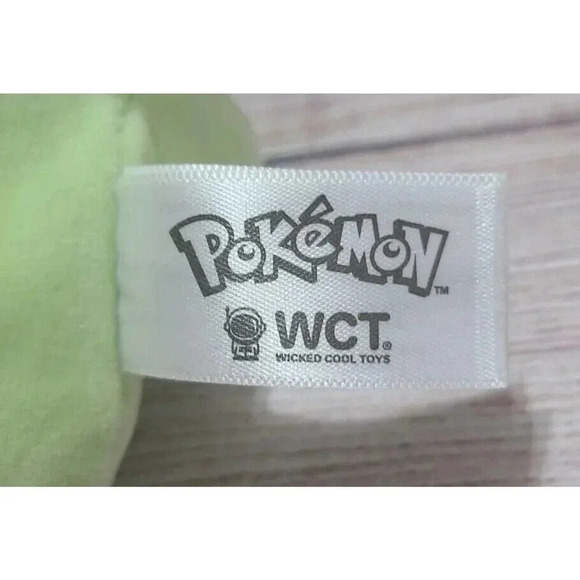 Pokemon Plush Chickorita Stuffed Animal Toy Green Leaf 8" Wicked Cool Toys - Picture 5 of 5